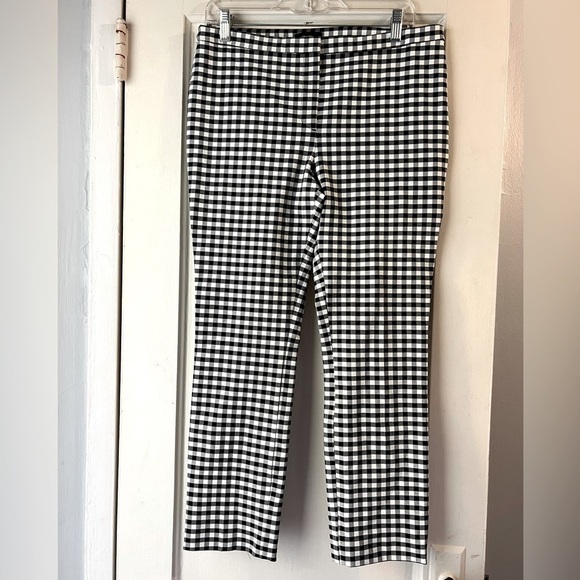 Theory Gingham Pants 8 - Picture 1 of 5